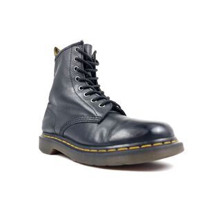 DR. MARTENS 1460 Black Smooth Leather Workwear Grunge Goth Combat Boots Punk 7